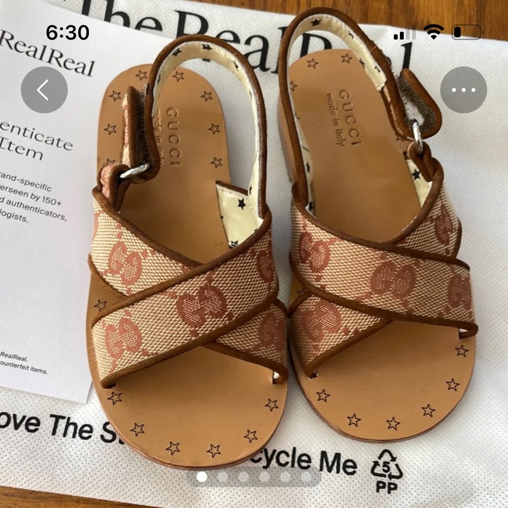 Toddler Gucci Sandals